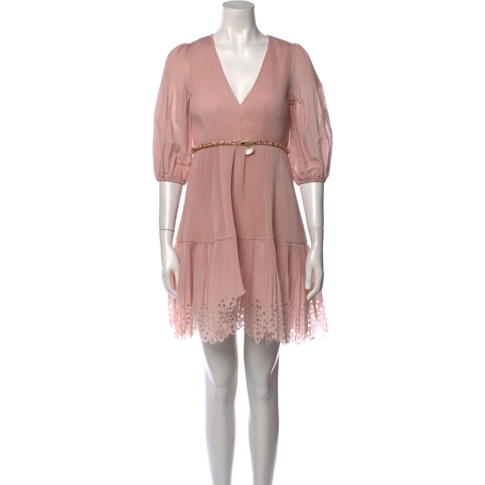ZIMMERMANN Pleated Dress AU 0P / US 4P color: pink - Picture 6 of 16